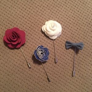 Lot of 4 lapel pins